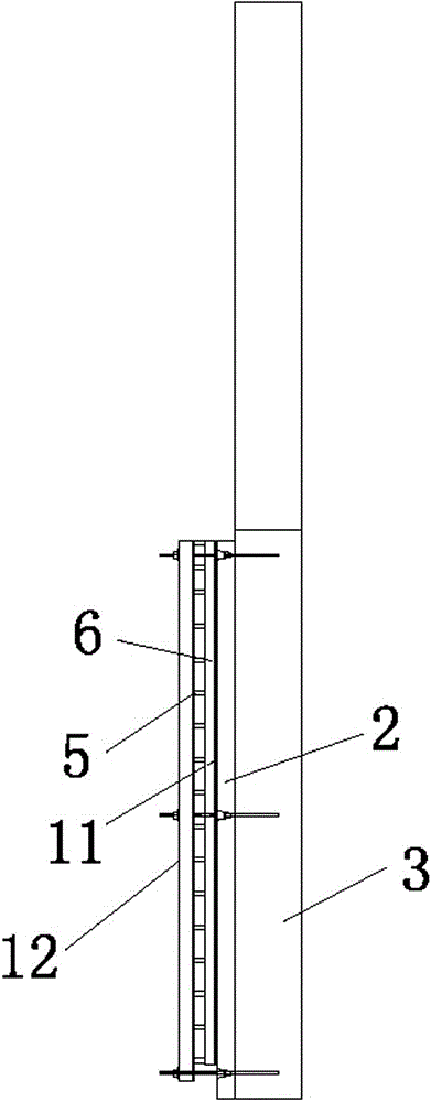 Outer decorating layer formwork for conical columns of comprehensive gym and construction method of outer decorating layer formwork