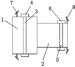 Four-wheeled agricultural vehicle