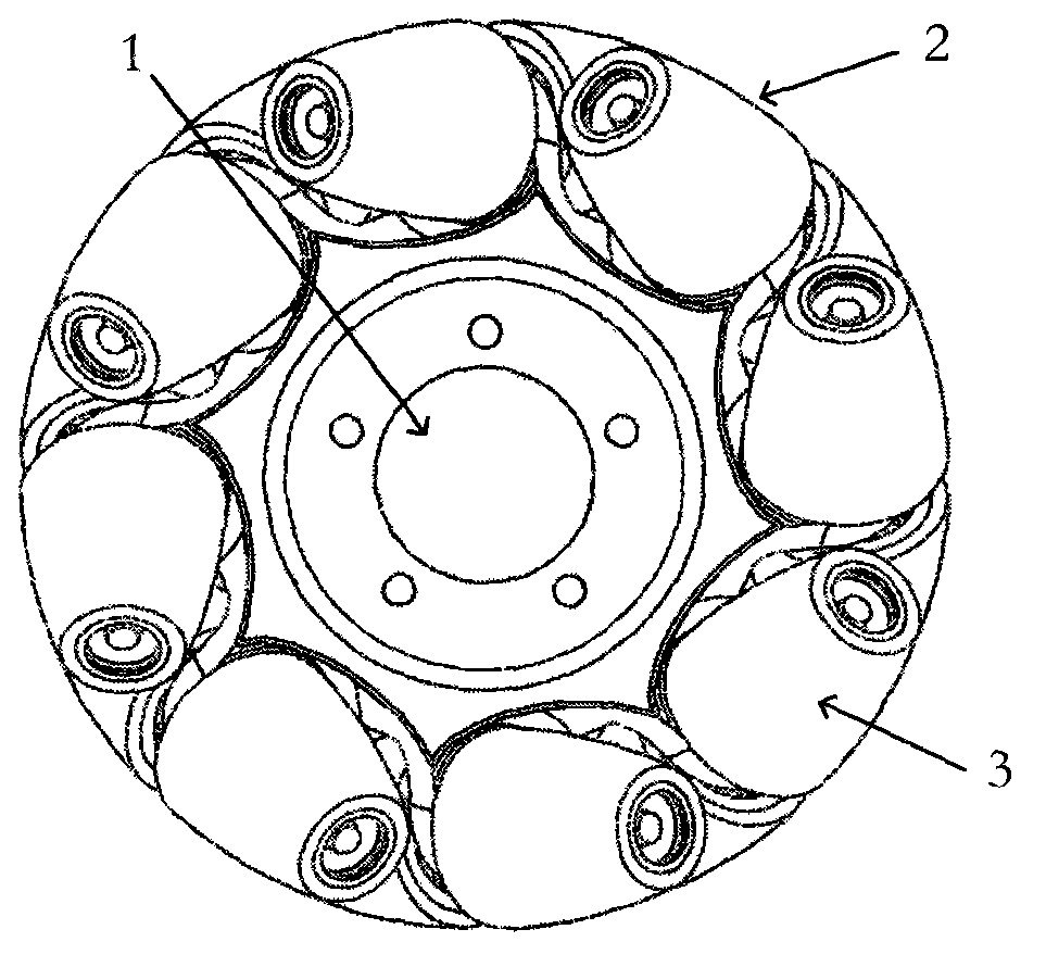 Track type omnibearing moving platform