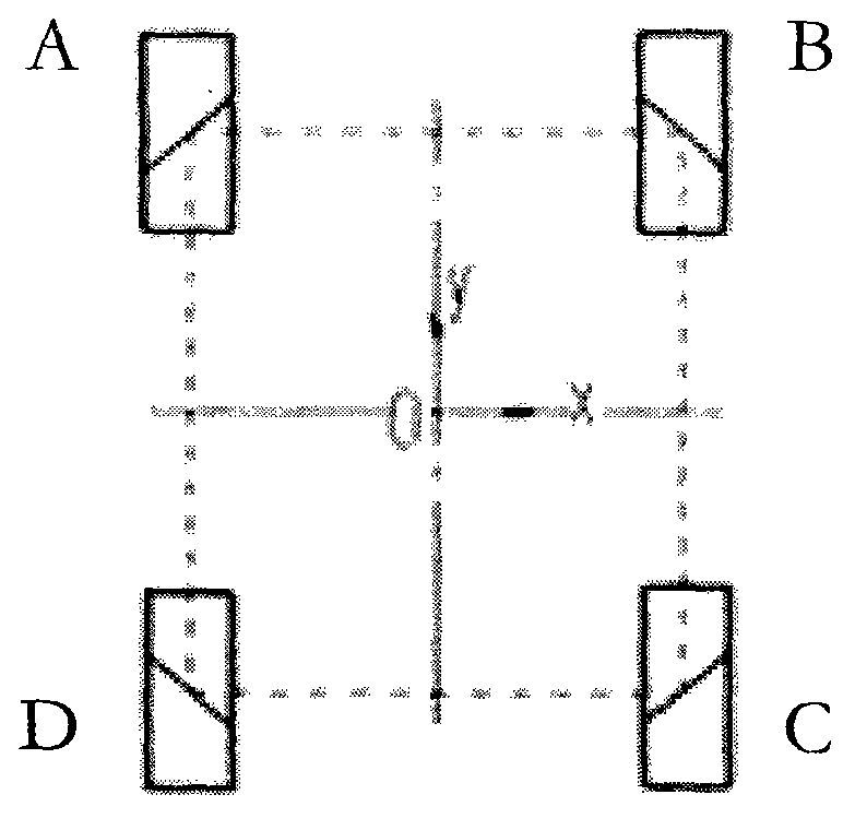 Track type omnibearing moving platform