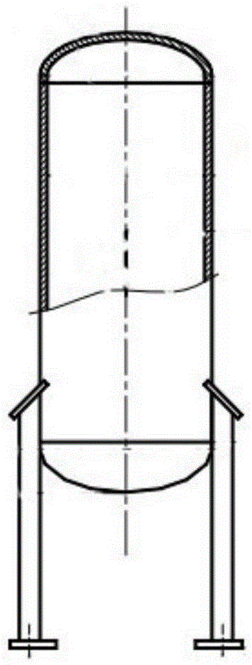 A tower body flexible bracket/group and analytical tower device fixed on the foundation