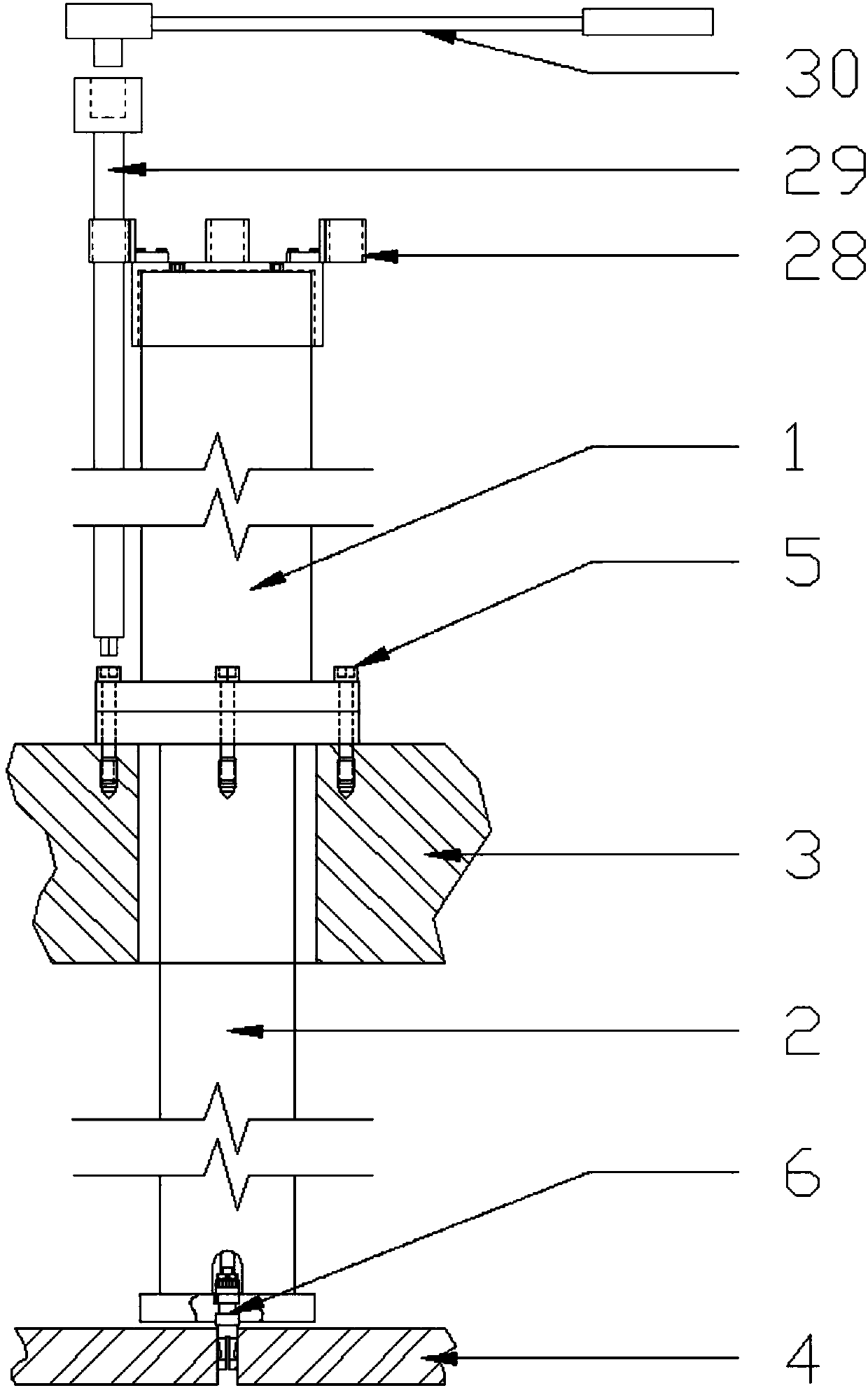 Field disassembling and assembling process of upper reactor internal control rod guide cylinders