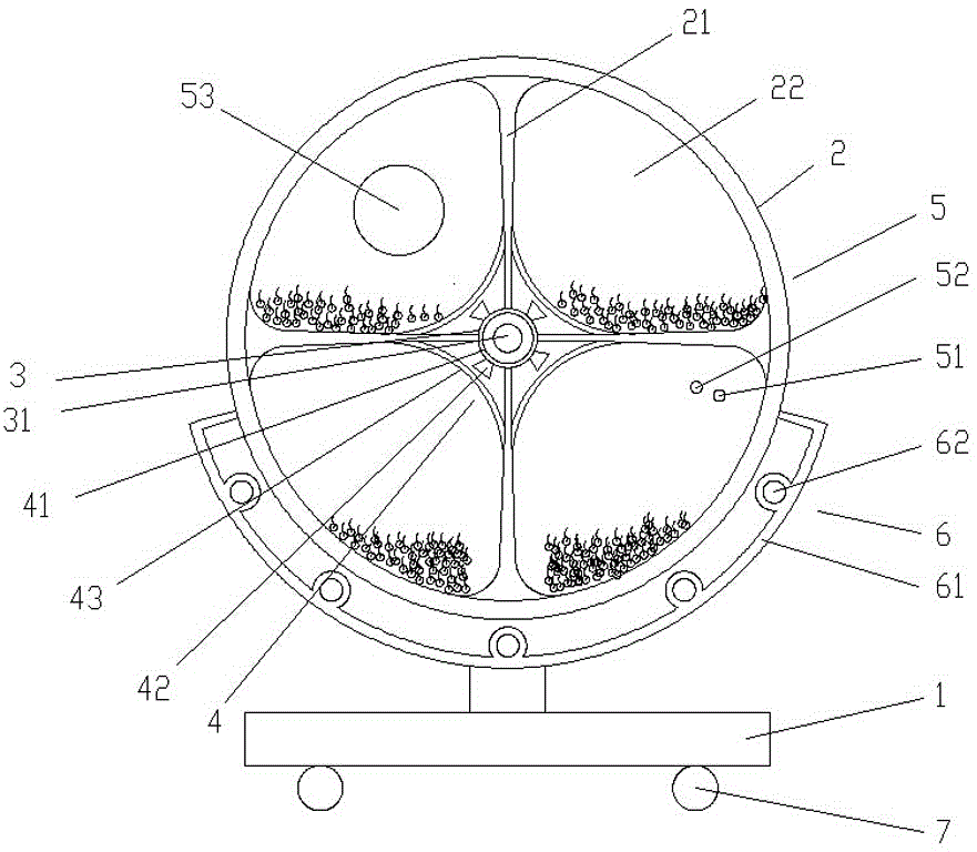 Single-cylinder rotation sprout cultivating machine and method