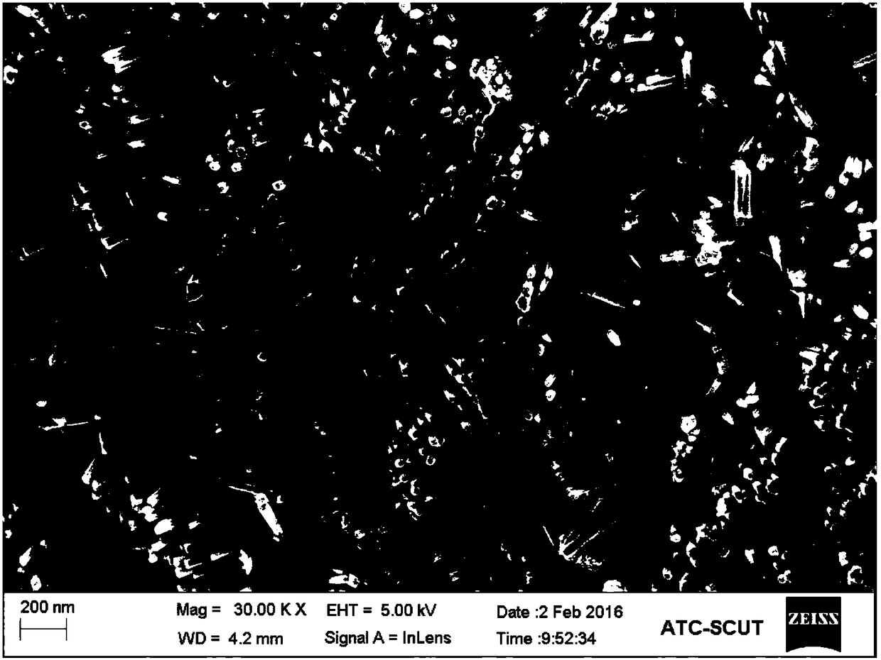 Method for preparing orientation arrangement Nb2O5 nanorod through single-reagent self reaction