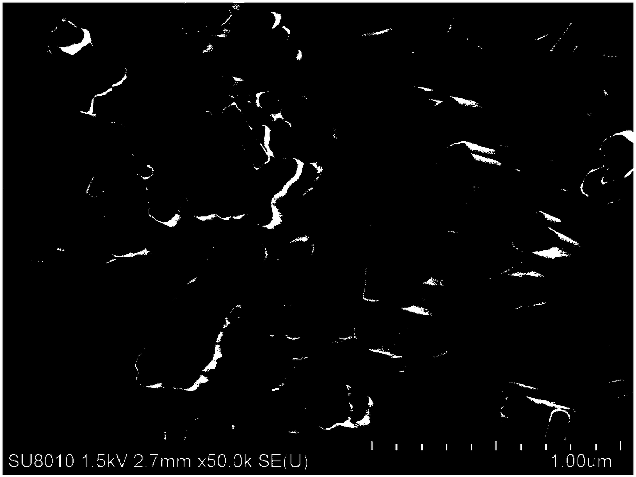 Method for preparing orientation arrangement Nb2O5 nanorod through single-reagent self reaction