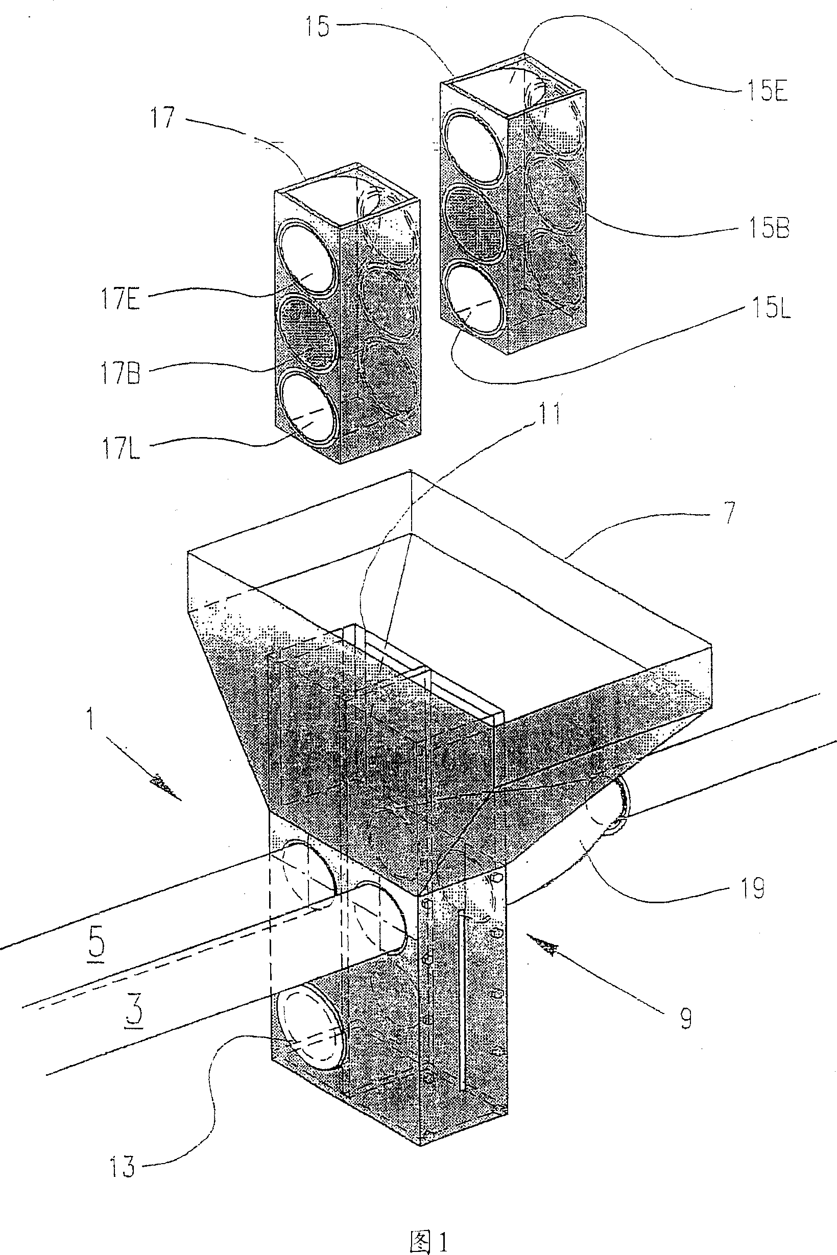 Thick matter piston pump