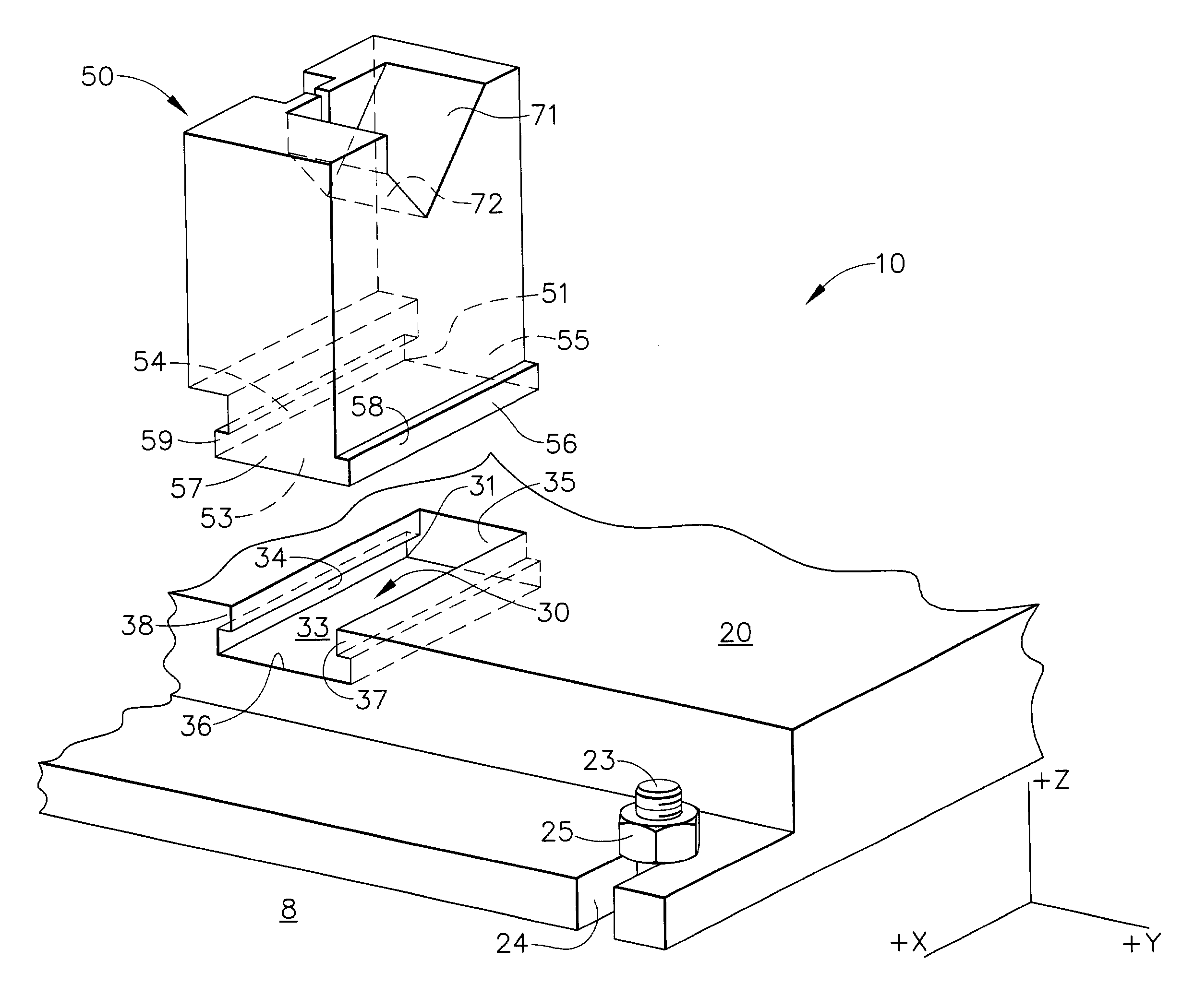 Manufacturing cell using tooling apparatus