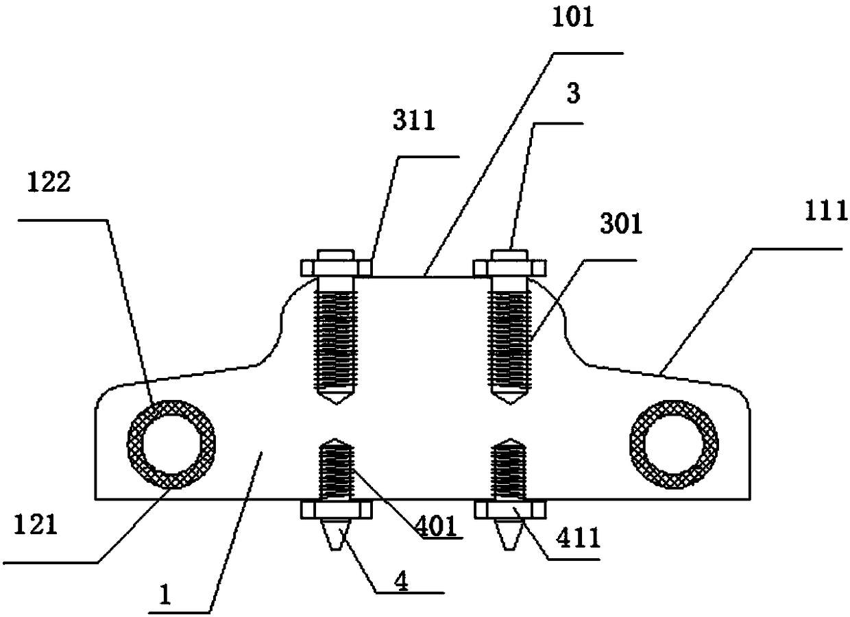 Automobile sand-prevention plate