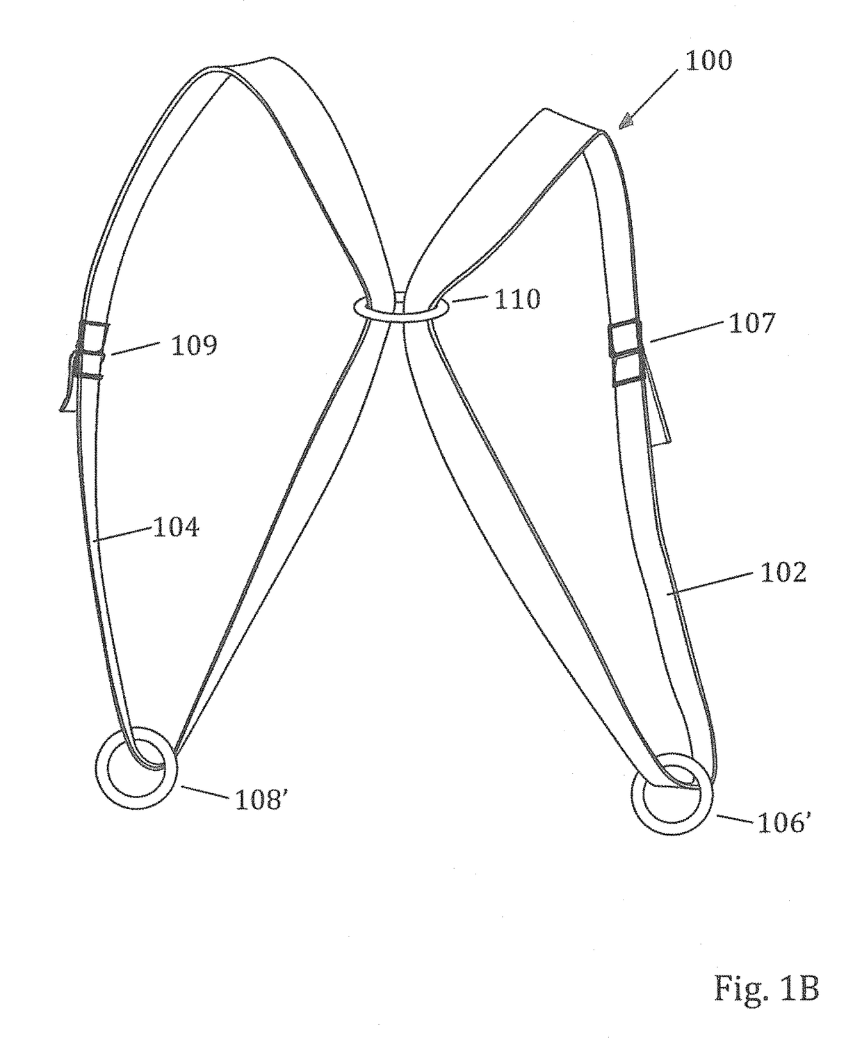 Convertible, self adjusting, multimodal strap system for carrying bags and packs