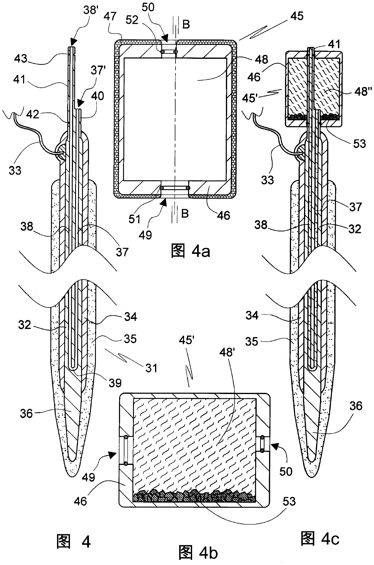 Device for insertion into nervous tissue