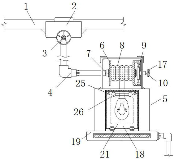 Centralized ward emergency oxygen supply system assembly and matched oxygen supply sterilization mechanism thereof