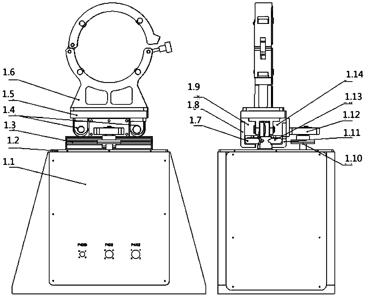 Light-weight type swing table