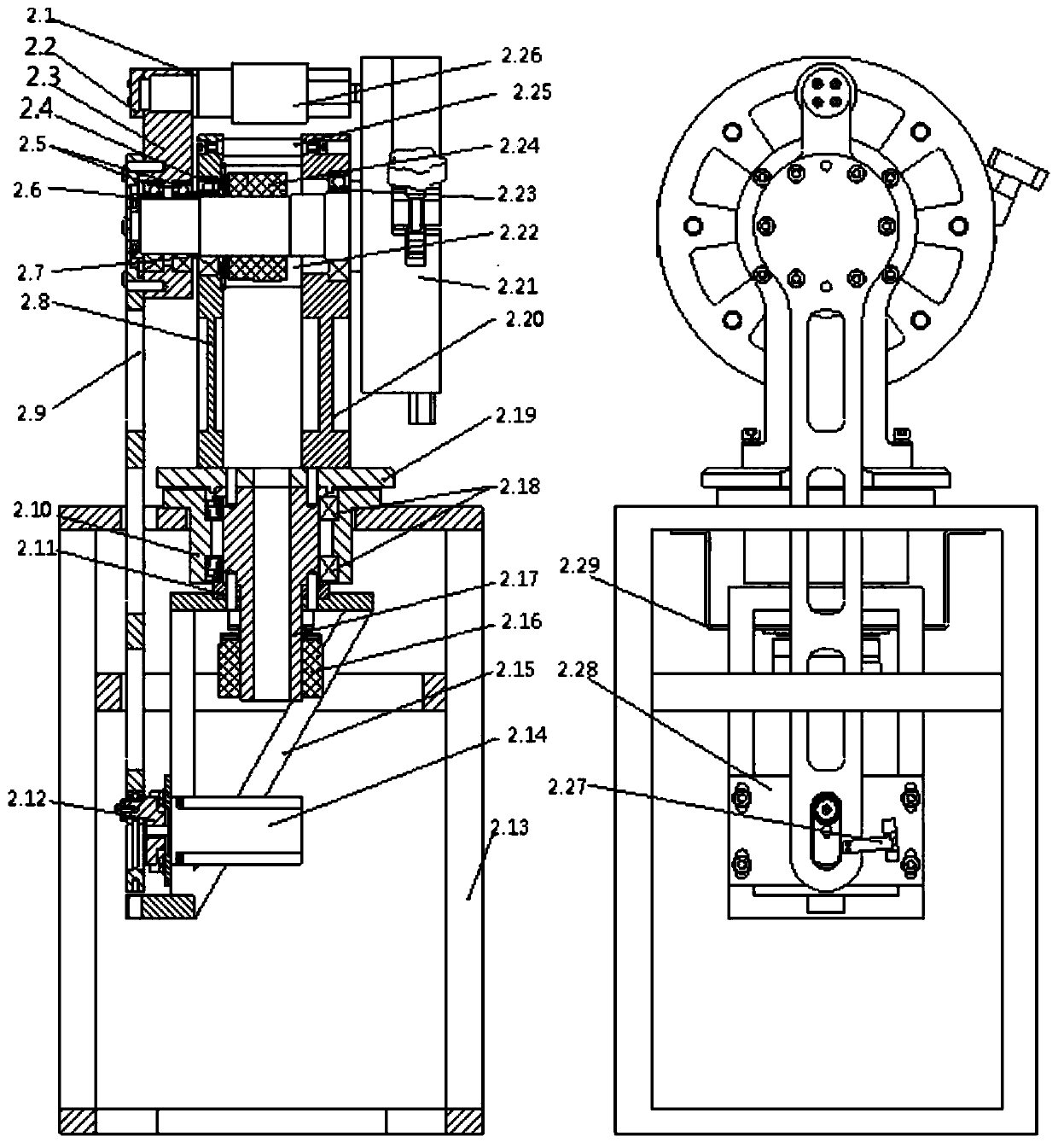 Light-weight type swing table