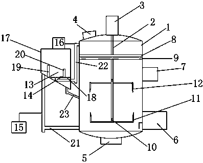 A preparation method of self-adhesive medical paper and its material stirring device