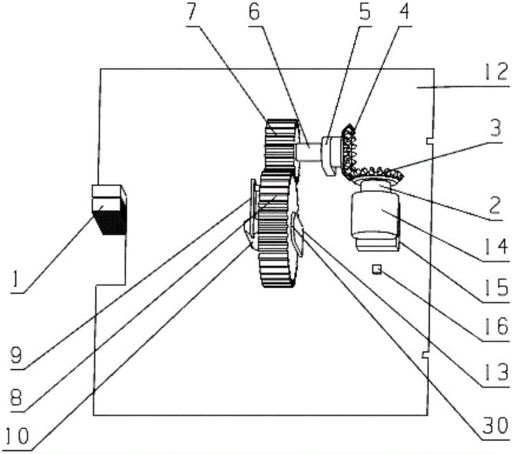 An electromechanical control sparrow-pecking moxibustion box