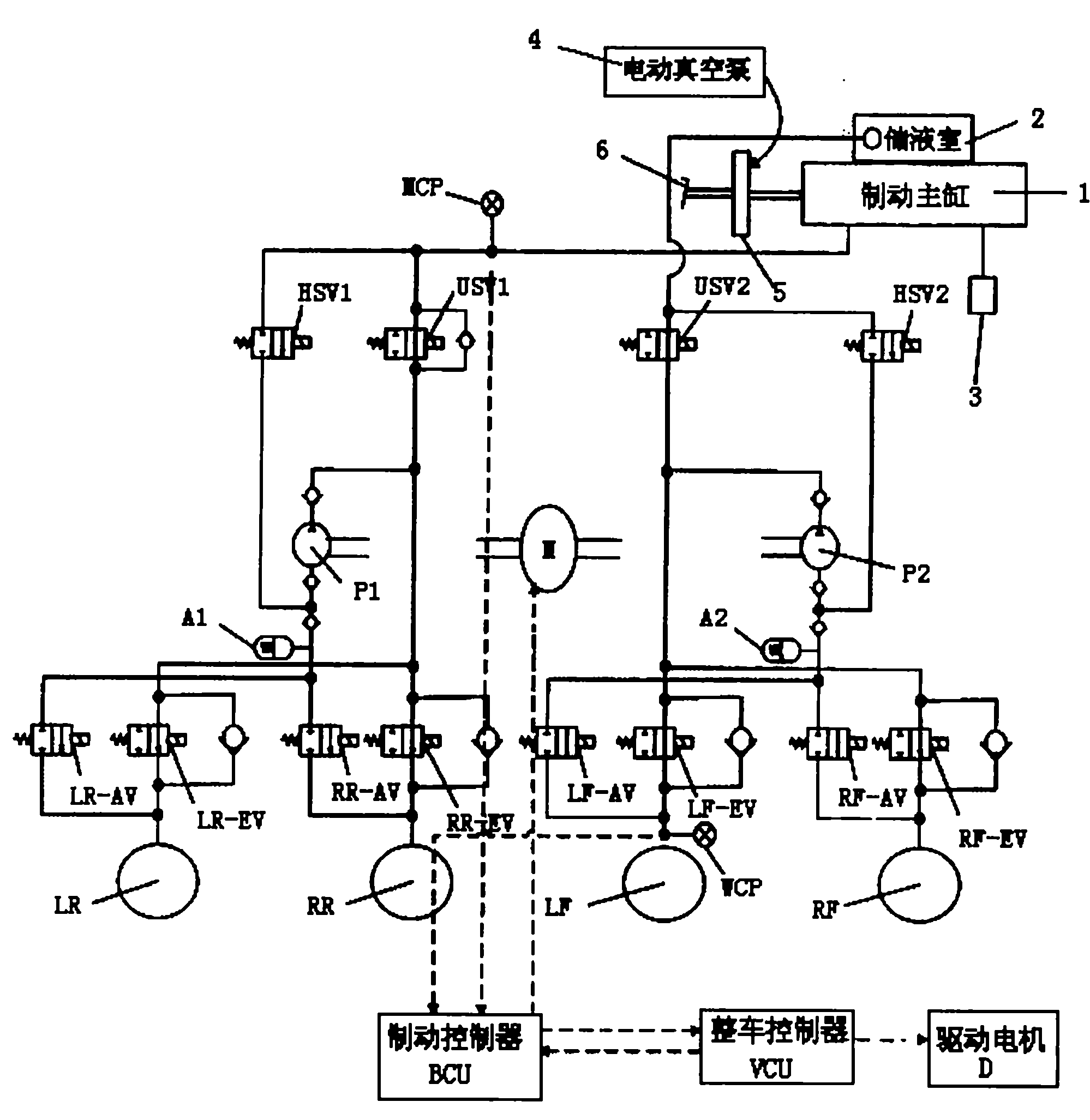 Brake energy feedback system based on improvement brake pedal feel