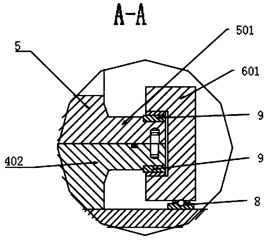 Casting method of large-scale corrosion-resistant aluminum-magnesium alloy component