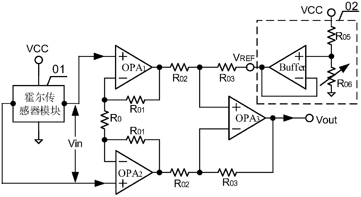 A Hall signal amplify circuit