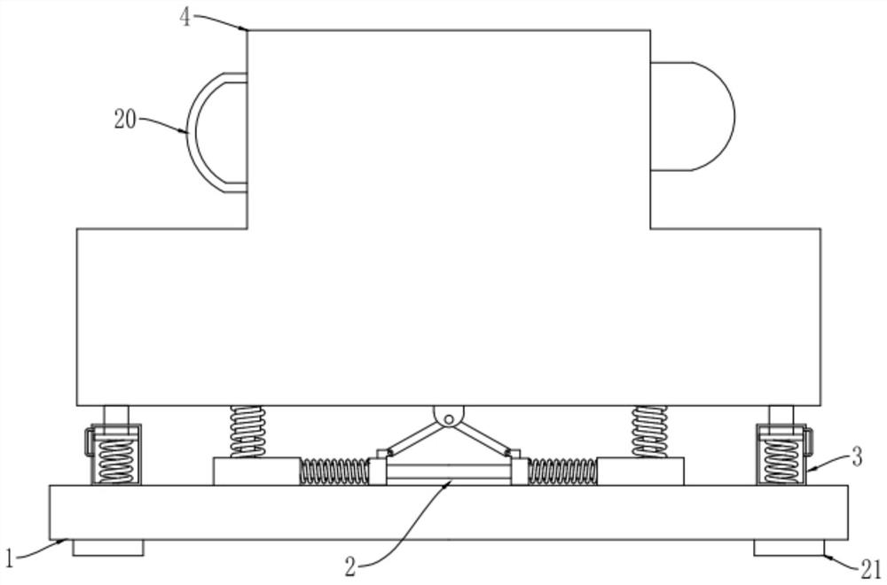 Anti-vibration photoelectric signal scanning detection device