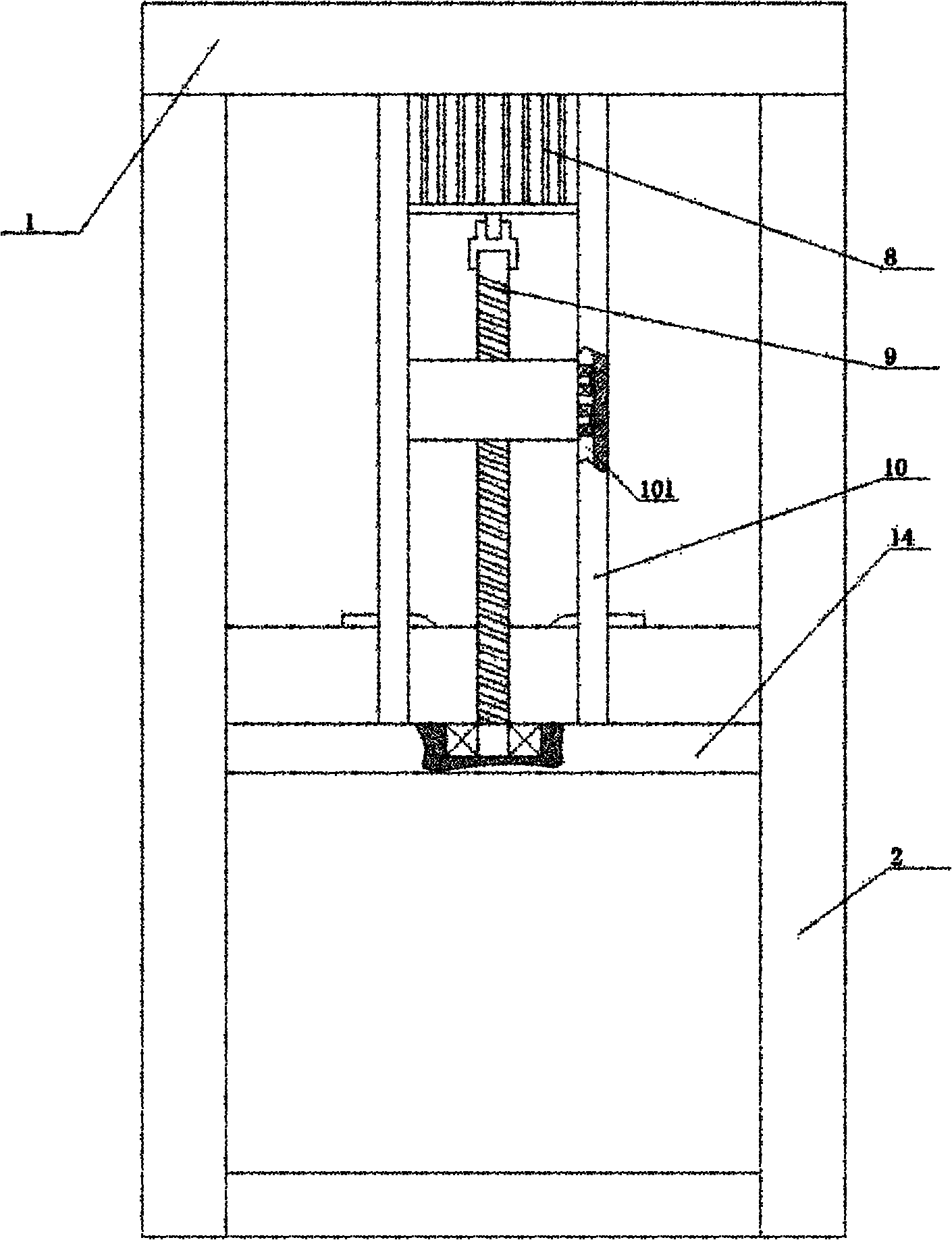 Automatic inner hole chamfering machine