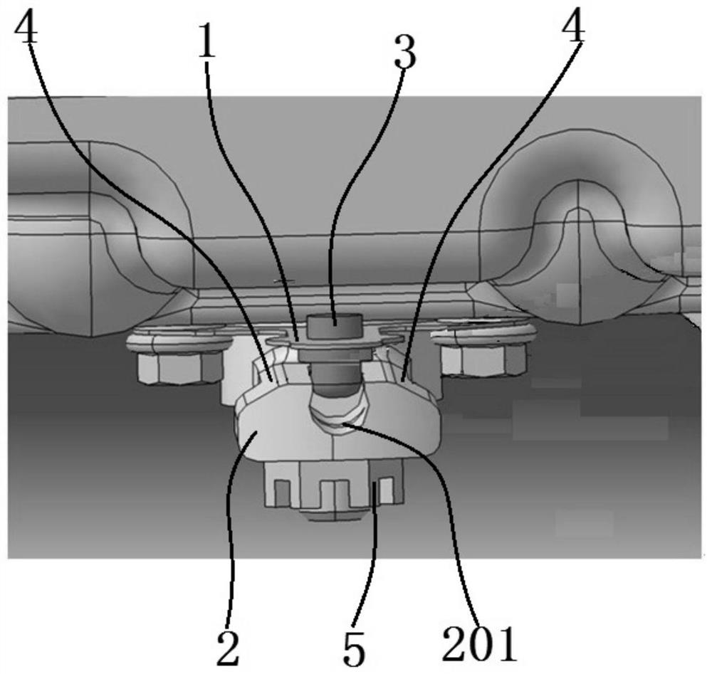 AT automatic gearbox emergency gear locking device