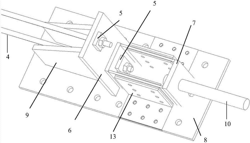 Self-resetting energy-consuming cable support