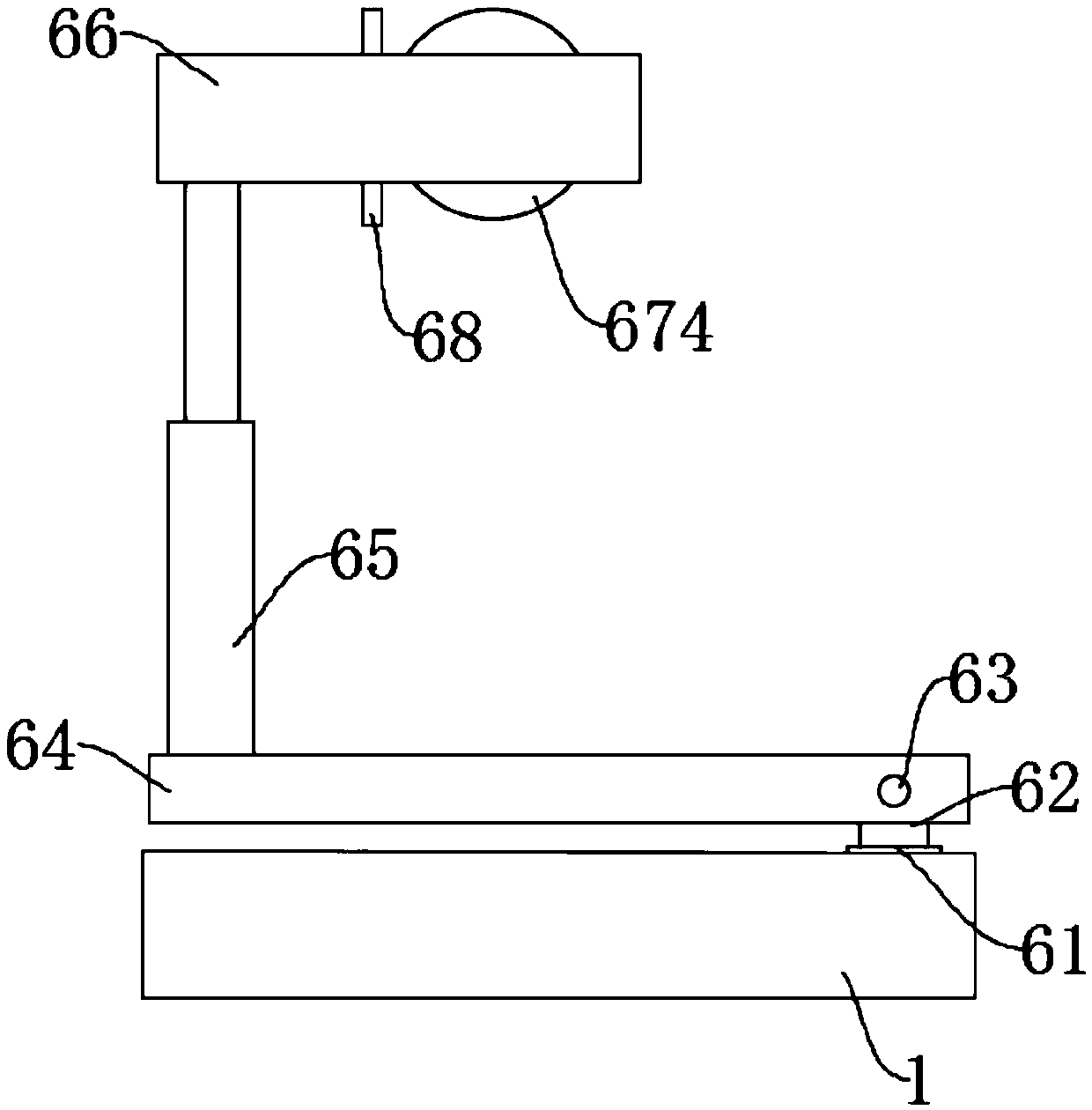 Assembly debugging frame for assembling colloid storage battery