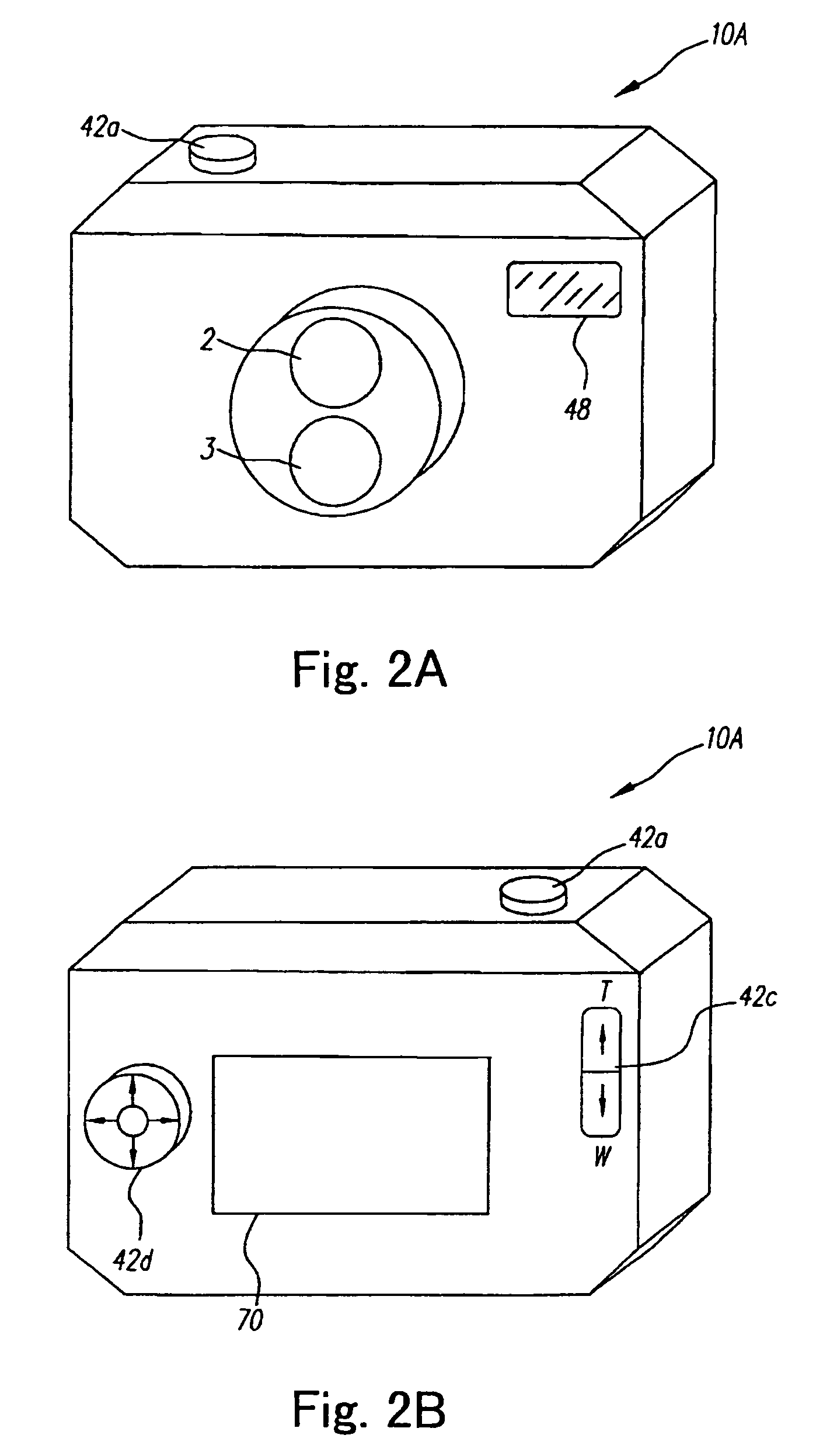 Image-capturing device having multiple optical systems