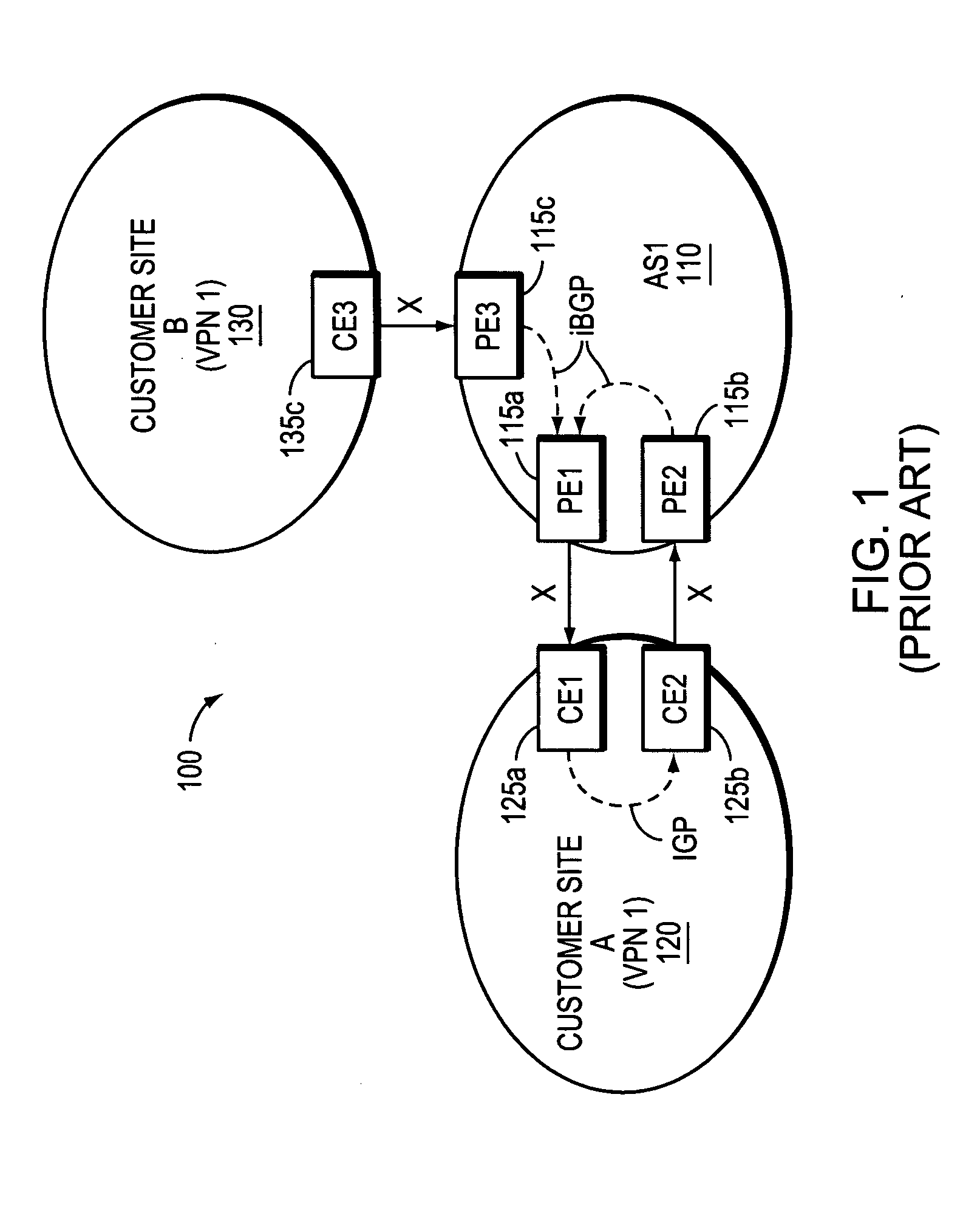 Technique for preventing routing loops by disseminating BGP attribute information in an OSPF-configured network