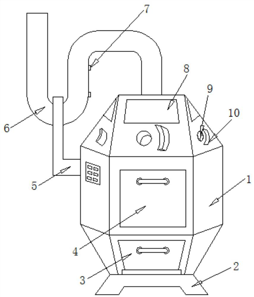 An energy-saving and environment-friendly domestic waste incinerator