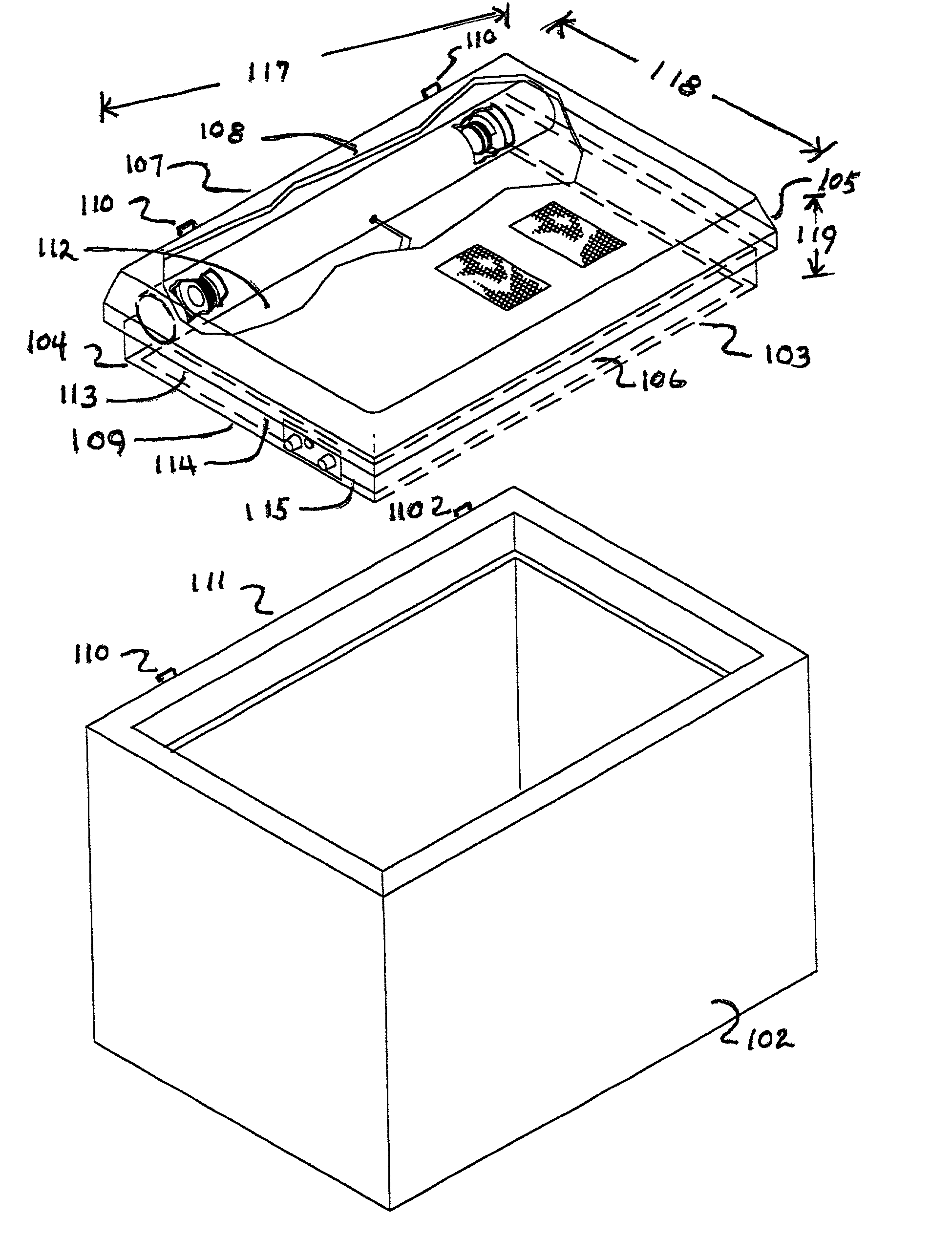 Cooler chest with radio