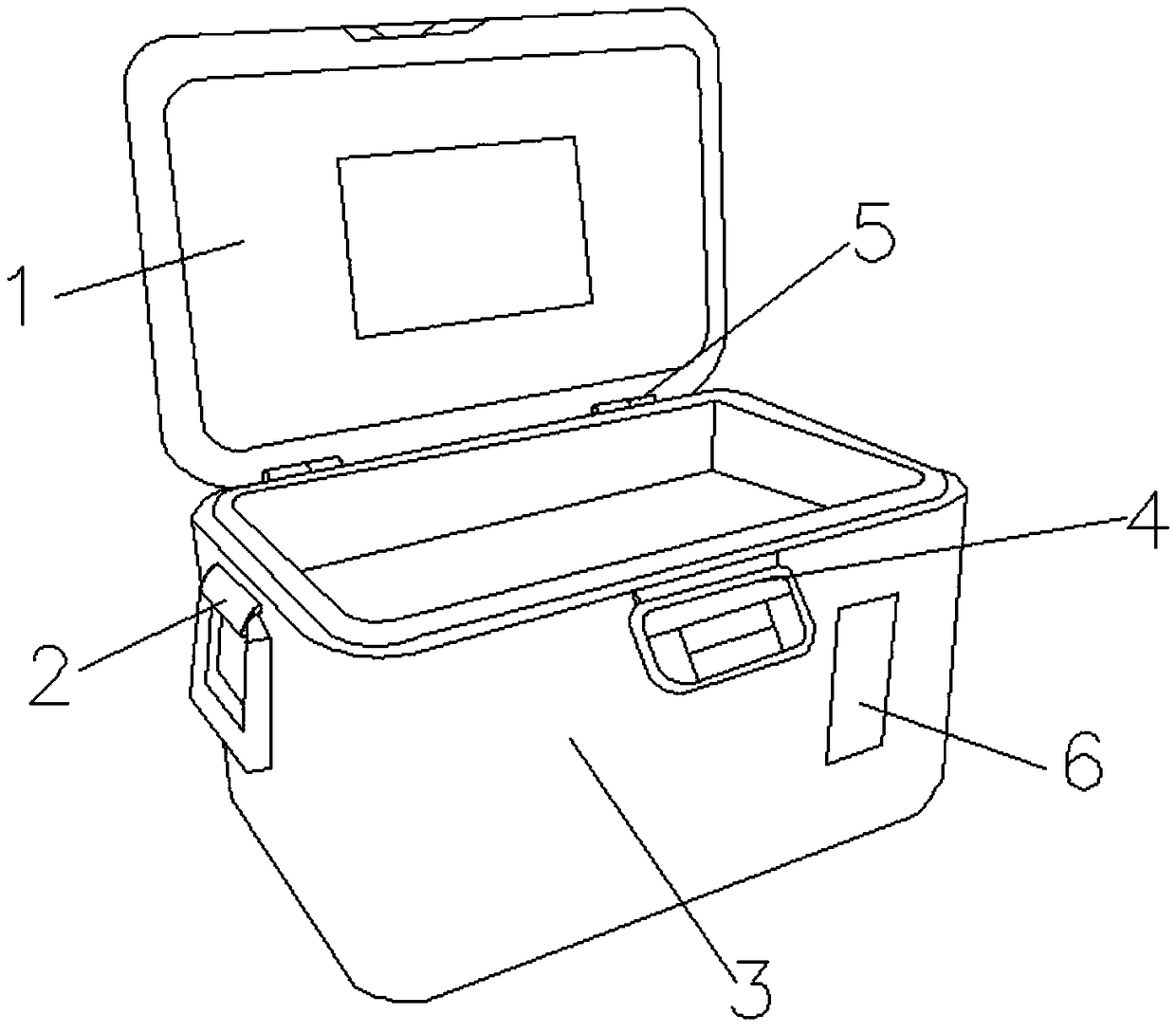 Self-adaptive storage and transport box