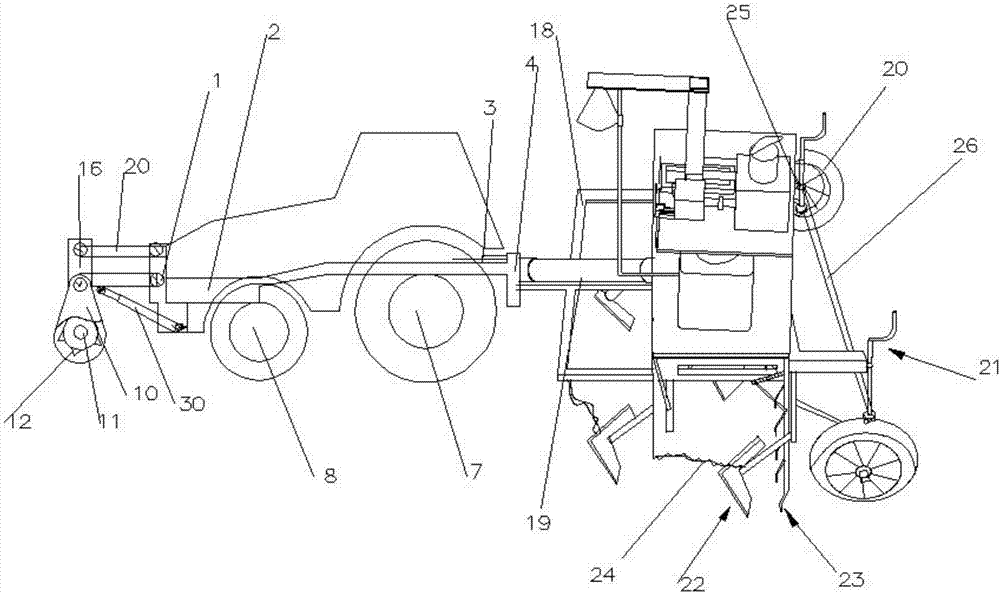 Multi-functional agricultural machinery vehicle