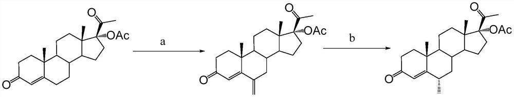 Preparation method of medroxyprogesterone acetate for perimenopausal syndrome