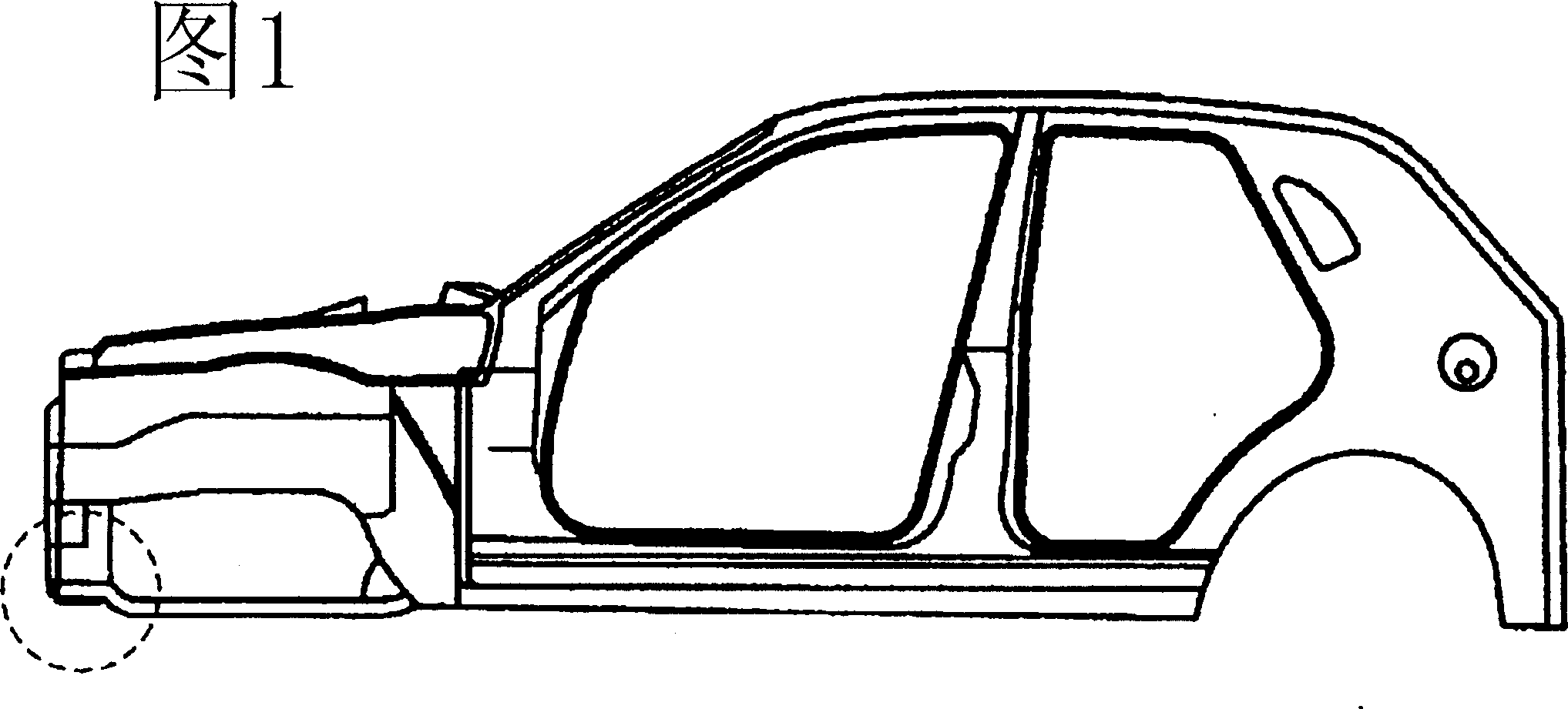 Front shipping hook assembly for vehicle