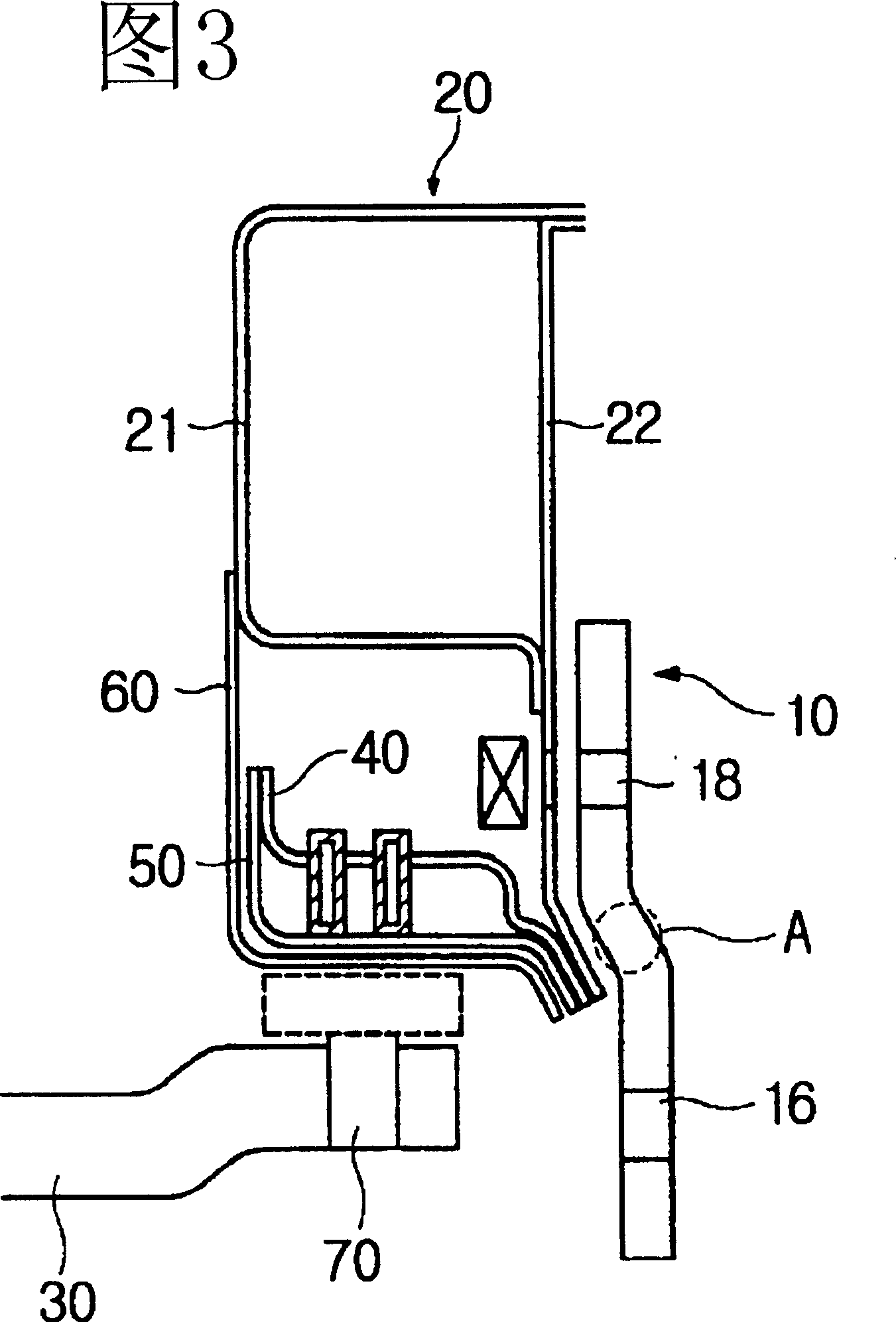 Front shipping hook assembly for vehicle