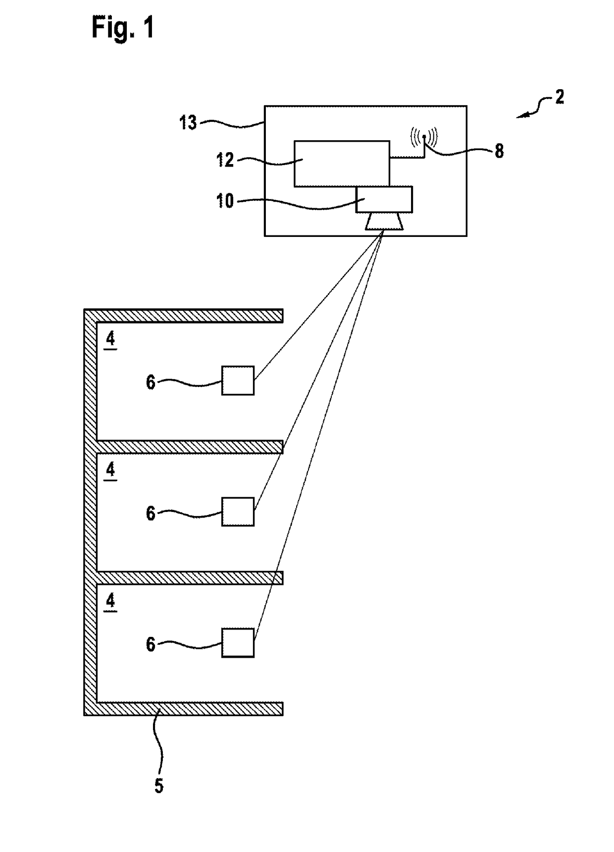 Charging/discharging station, in particular for a battery-operated vehicle