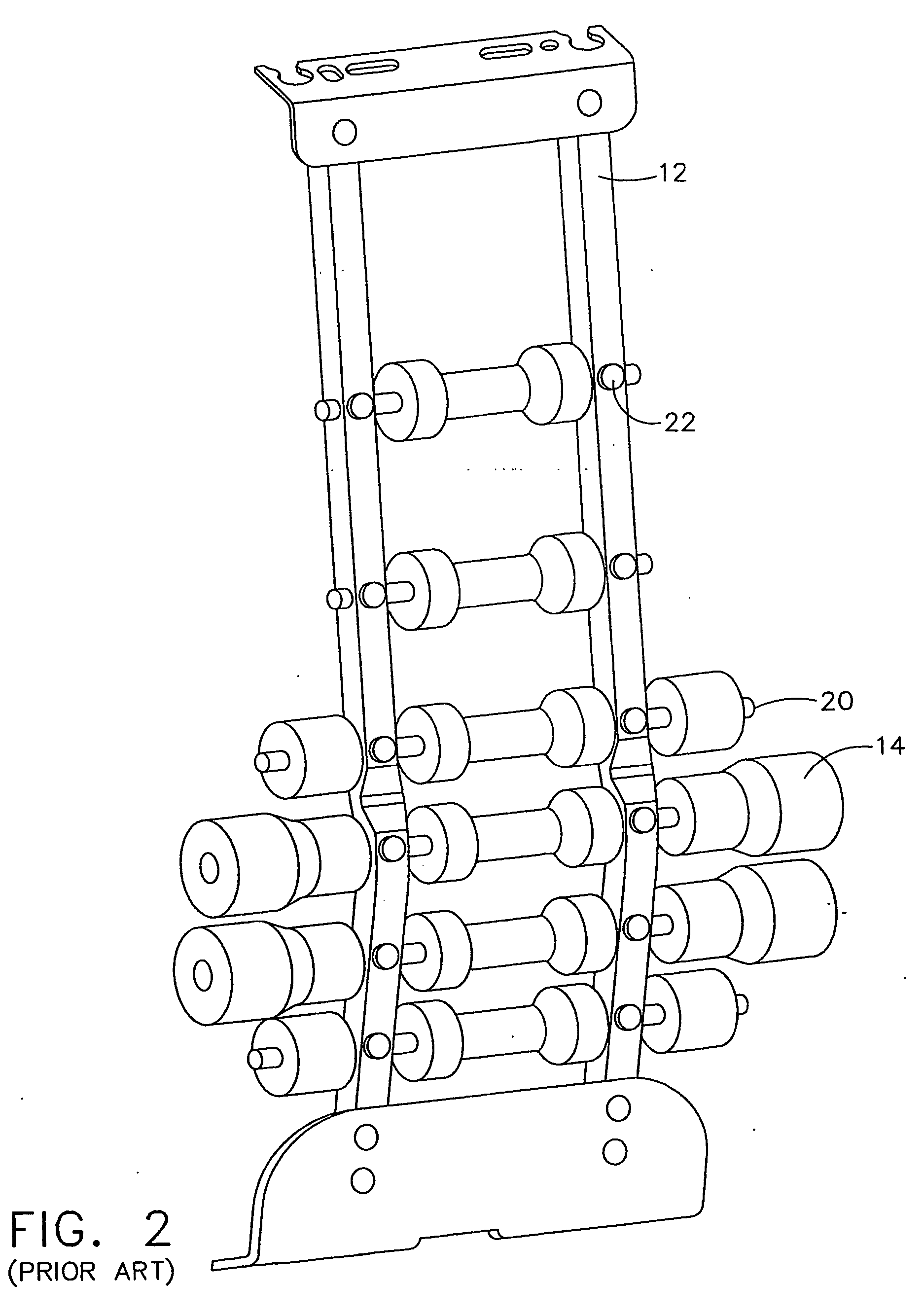 Massage apparatus and method for lumbar support