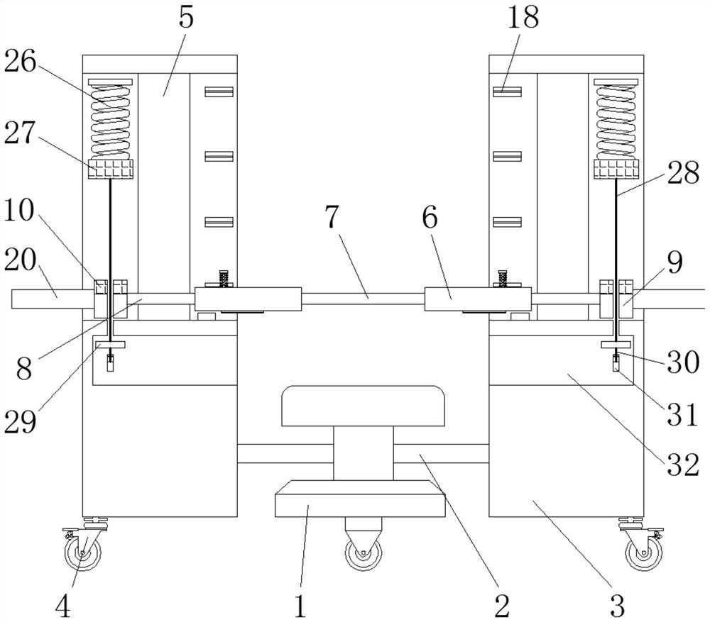 An anti-falling hand training weight lifter for rehabilitation nursing