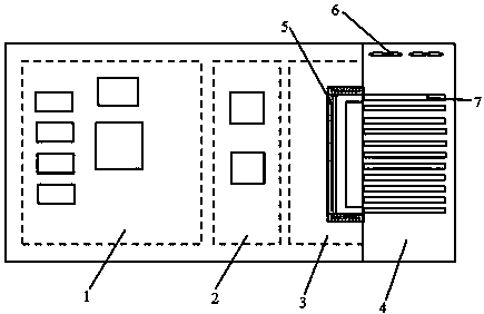 A vehicle-mounted multimedia electronic system with a heat dissipation function