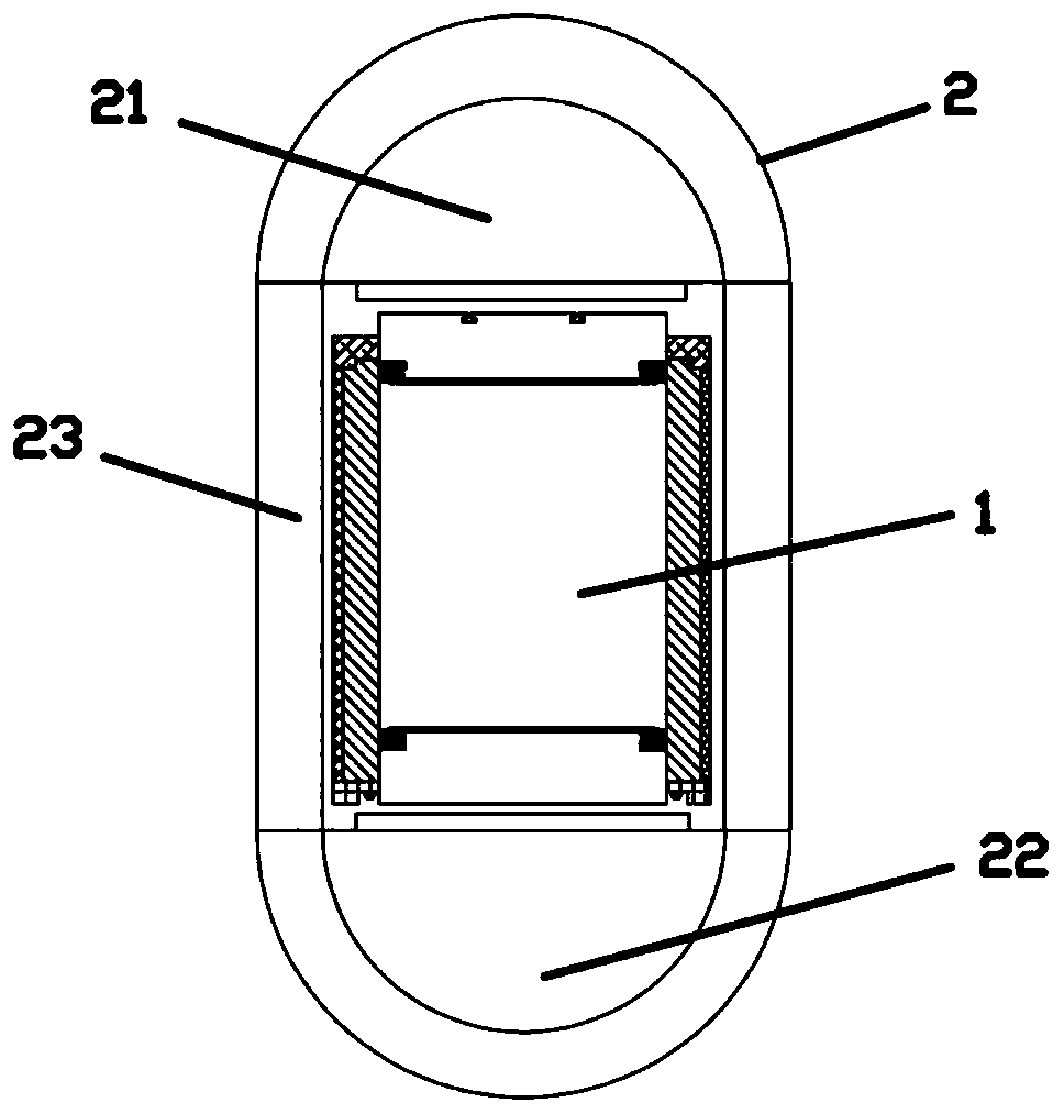 A frame-type ultra-high pressure environment simulation device and test method