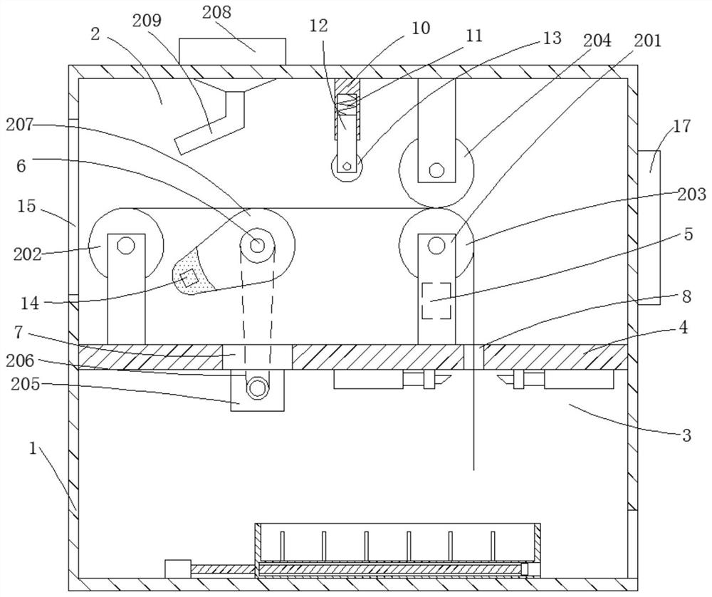 Non-woven fabric honeycomb curtain fabric processing method