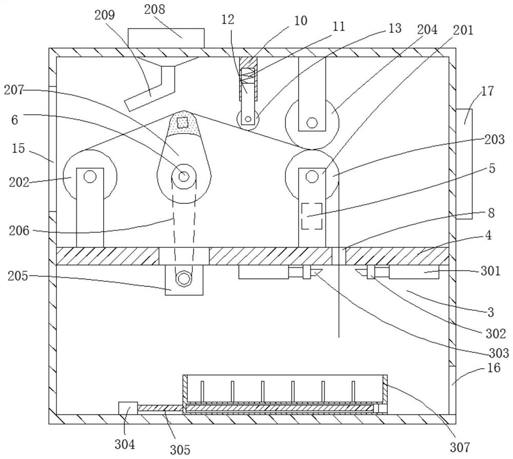 Non-woven fabric honeycomb curtain fabric processing method