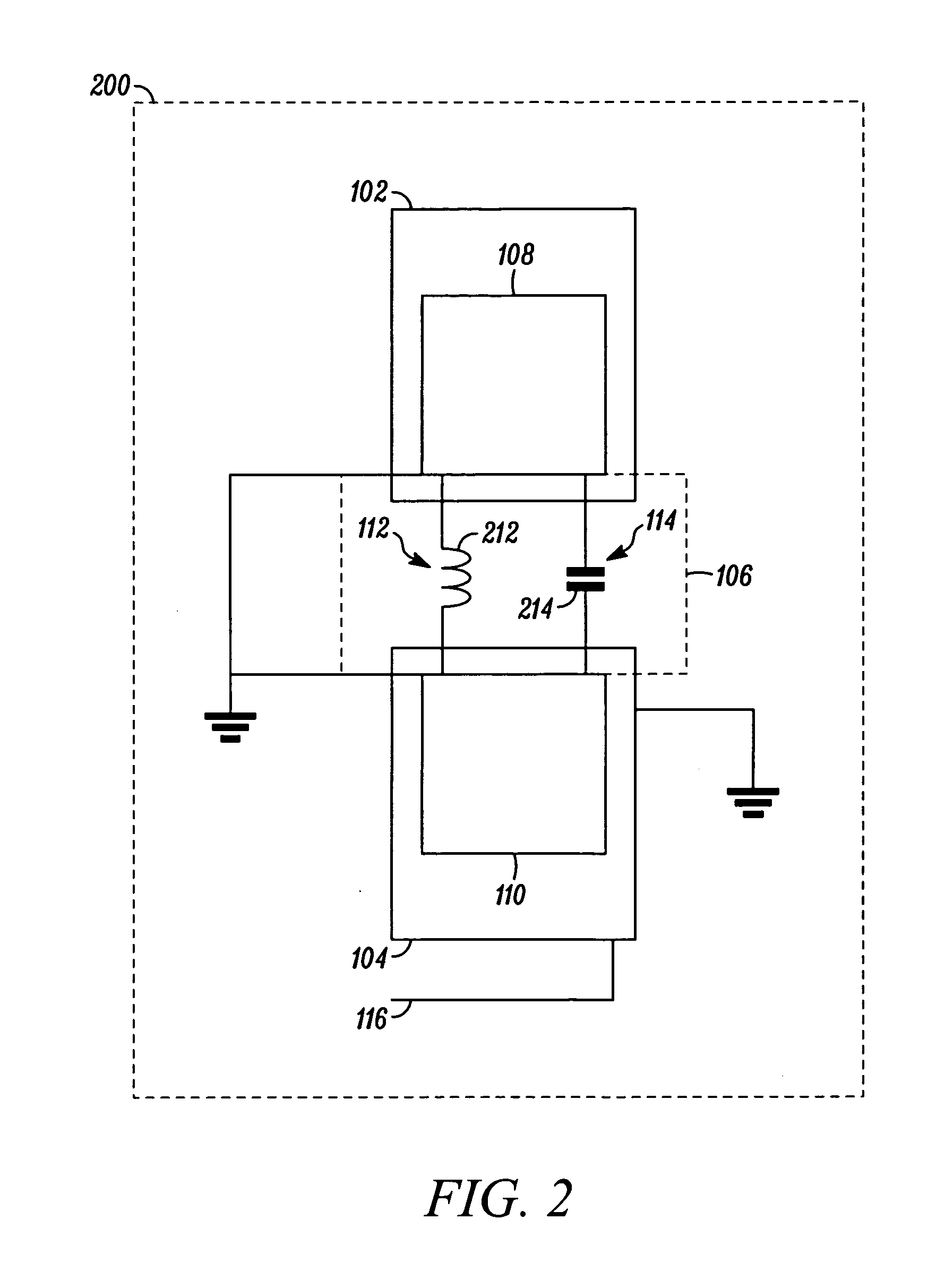 Wireless device with distributed load