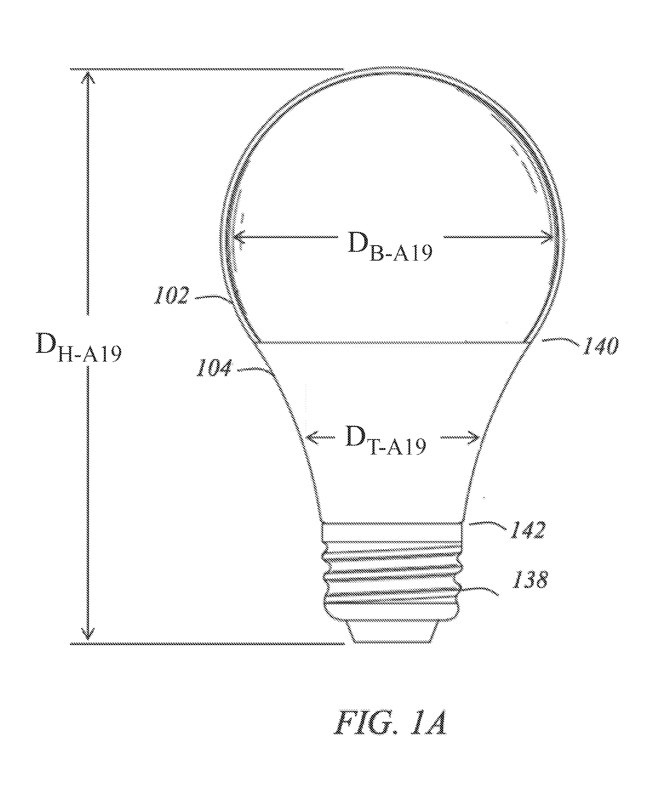 Dimmable induction RF fluorescent lamp