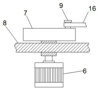 Drainage device in building