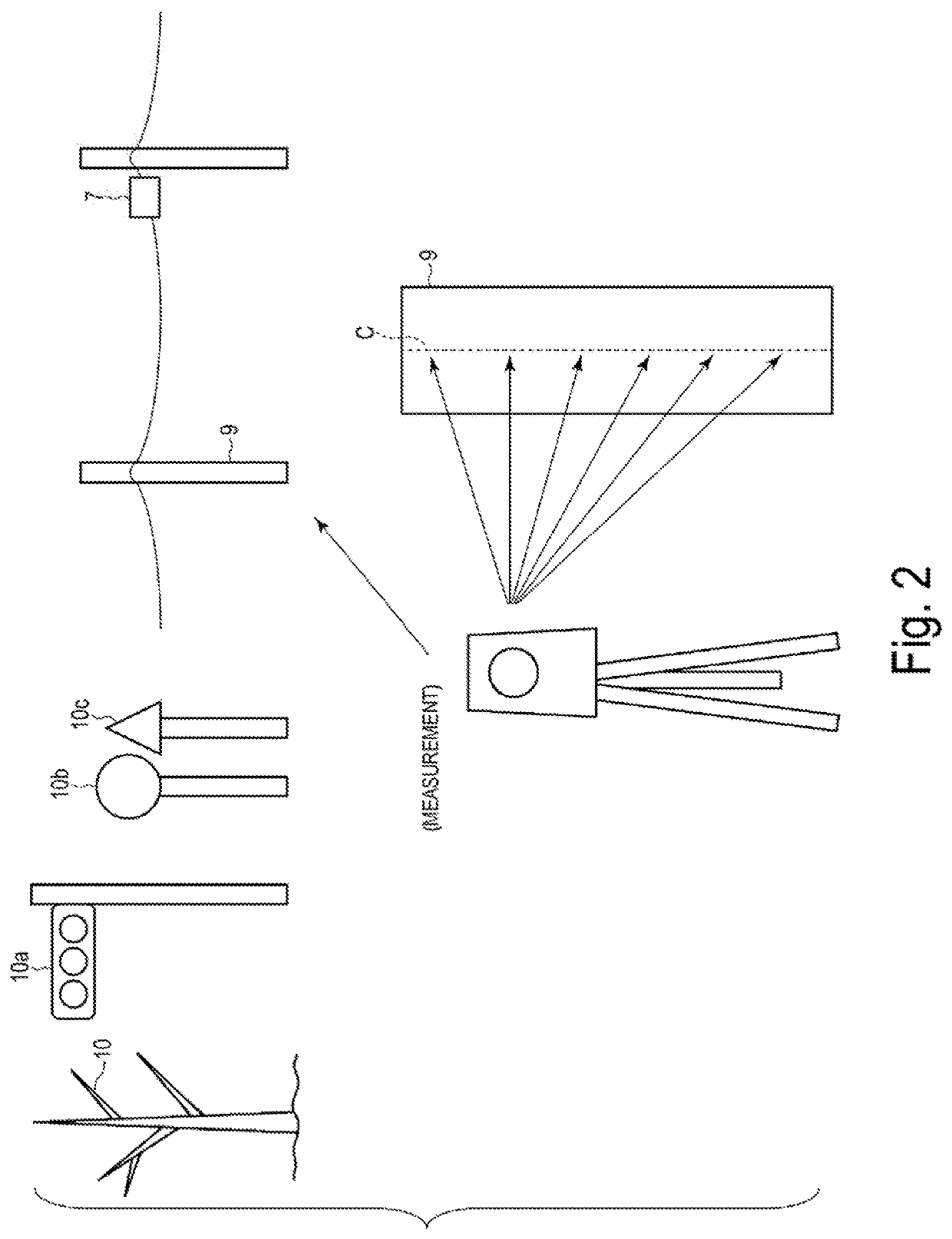 Columnar-object-state detection device, columnar-object-state detection method, and columnar-object-state detection processing program