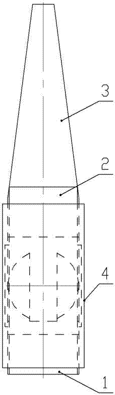 Single-excitation longitudinal-twisted compound vibration converting device