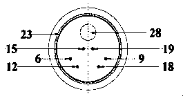 VGF/VB gallium arsenide single-crystal furnace structure and growing method