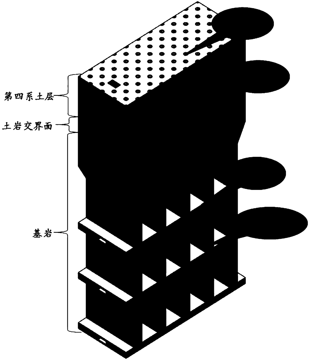 Mining method combined with construction of underground warehouse and ventilation cooling system